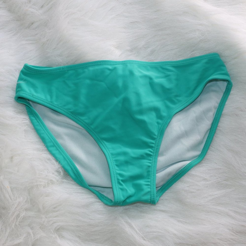 Justin Allen Teal Green Kids Bikini Bottom - Size 12
